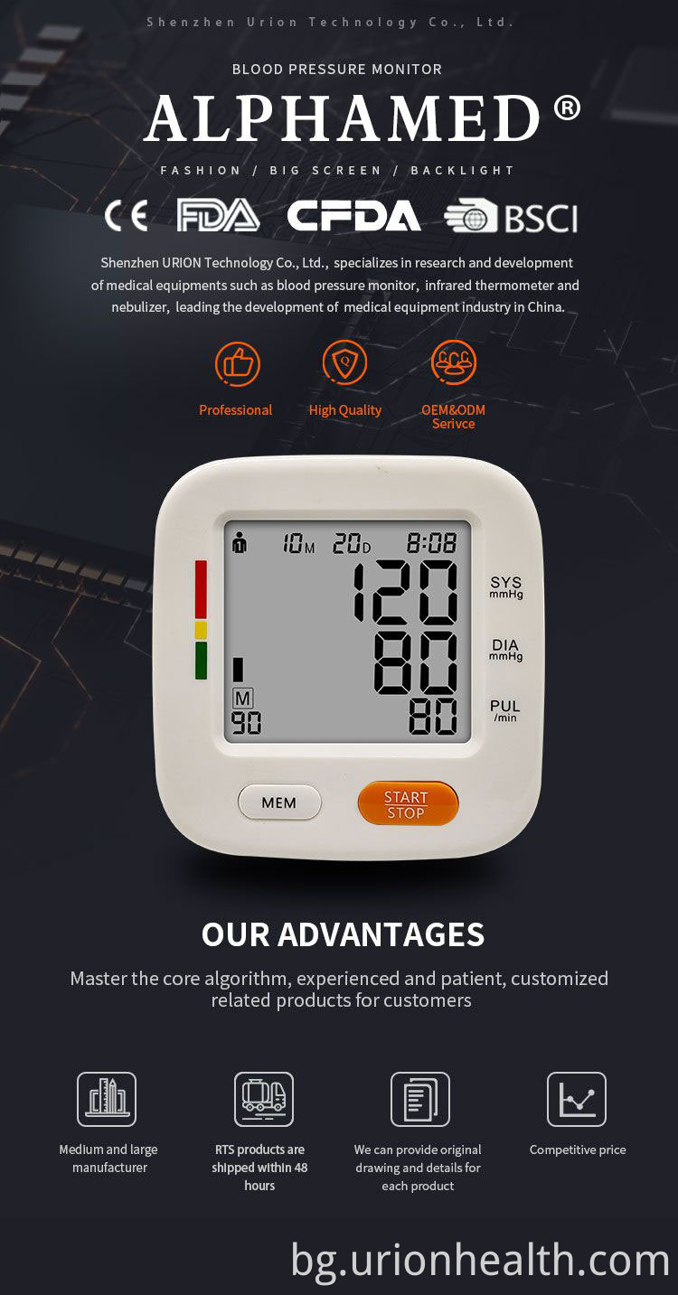 Монитор на кръвното налягане Blood pressure monitor